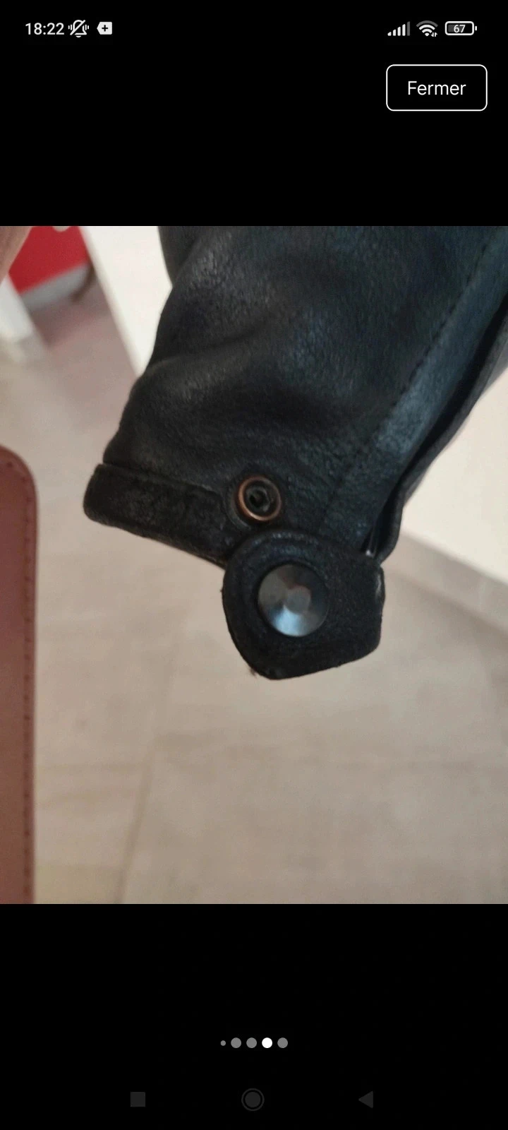 Casaco de moto em couro para homem tamanho 38-40 – photo 13